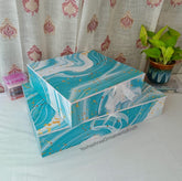 Shirt / Hamper Box - Teal Blue