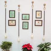 Dark Brown Beads Bells With frames