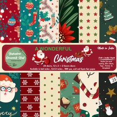 “A Wonderfull Christmas “ 12"x 12" paper pack