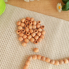 Light Brown Wood Beads