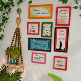Home is where plants are | Mustard Wall Combo -007