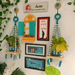 Home is My Happy Place | Teal Wall Combo-009