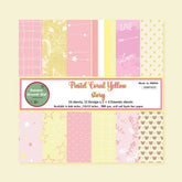 Pastel Coral Yellow Story12"x 12" Paper Pack