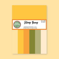A-4 Coordinating Soild Paper Pack ( Honey Bunny )