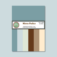A-4 Coordinating Soild Paper Pack (Mister Perfect)