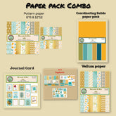 Mustard & Teal Story - Paper Pack Combo