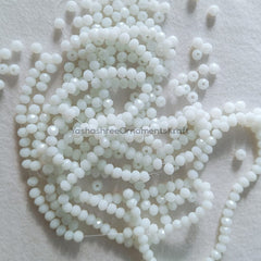 Real Stone Beads - Pure White