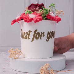 Rose with Daisy Bouquet Candles