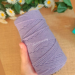 Light Lavender - 3 mm Twisted Macrame Cord