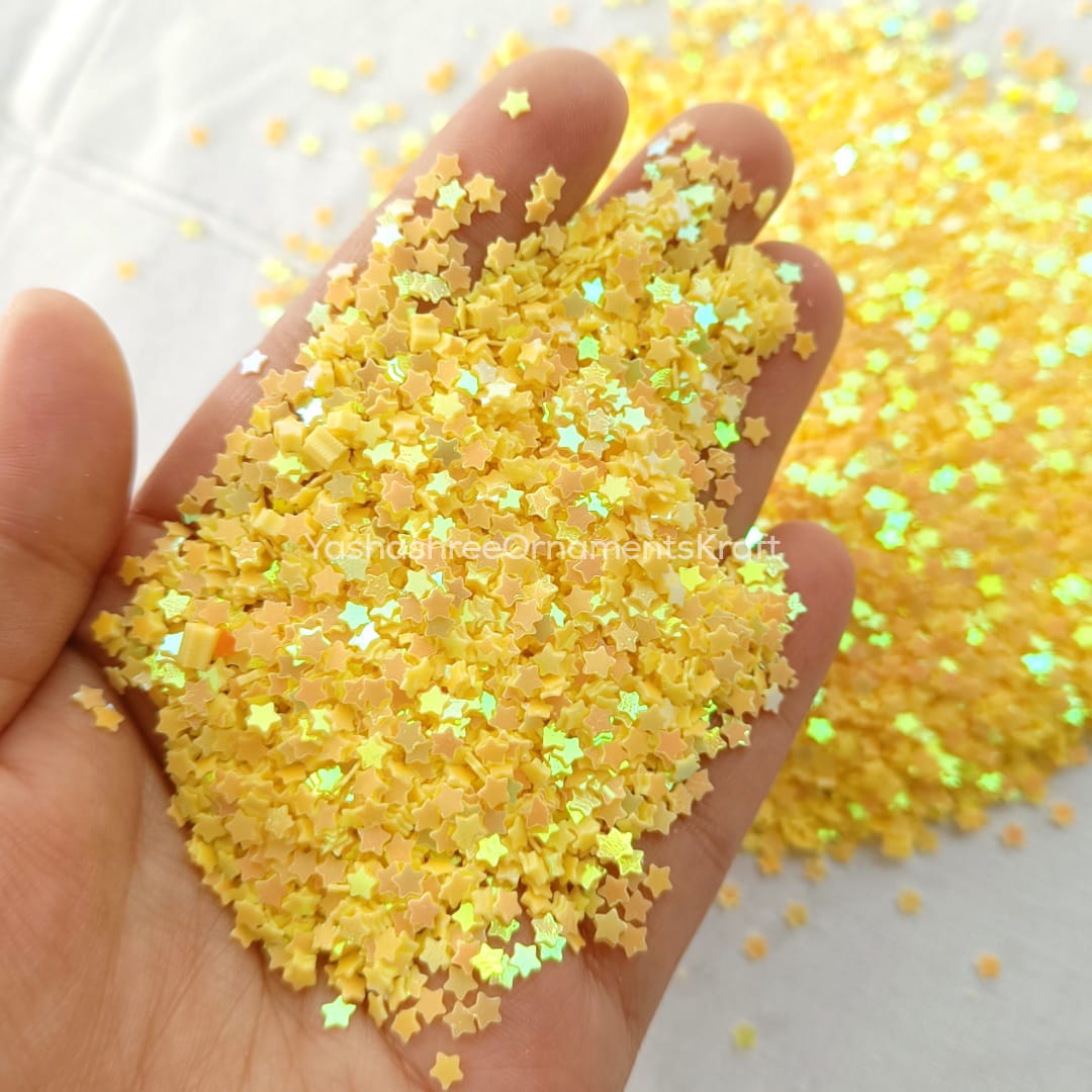 Yellow Sequins Star