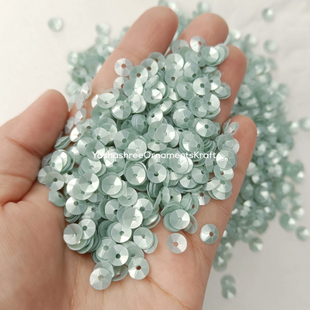 Mint Green  Sequins Shakers