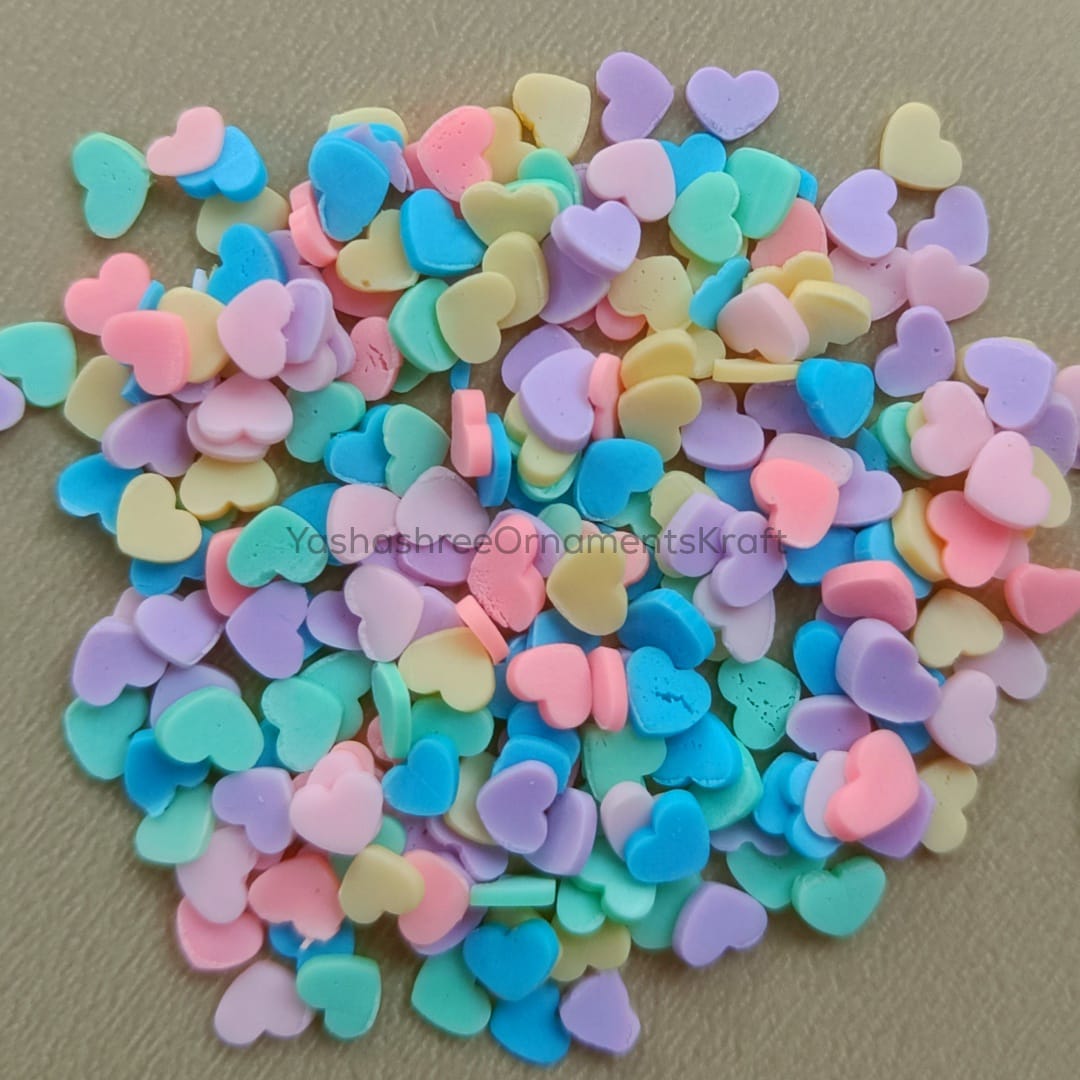 Pastel Hearts Shaker Slices