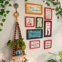 Home is where plants are | Mustard Wall Combo -007
