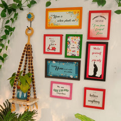 Home is where plants are | Mustard Wall Combo -007