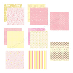 Pastel Corel Yellow Story - Paper Pack Combo