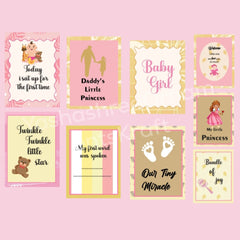Journal card (Pastel Coral Yellow Story )