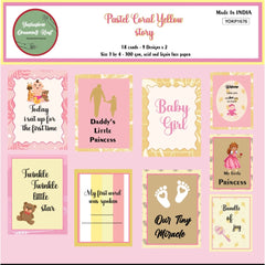 Pastel Corel Yellow Story - Paper Pack Combo