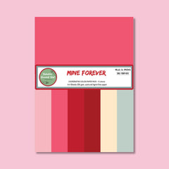 A-4 Coordinating Soild  Paper Pack ( Mine Forever )