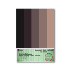 Brown Coffee  Shade Cardstock  A-4 size  (Pack of 10 Sheets)