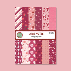 A-4 Vellum Paper(Love Notes)