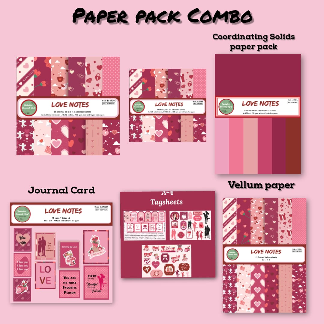 Love Notes - Paper Pack Combo