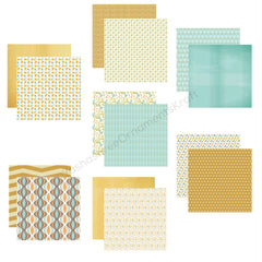 Mustard & Teal Story - Paper Pack Combo