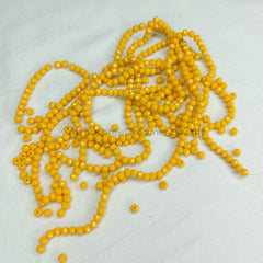 Real Stone Beads - Yellow