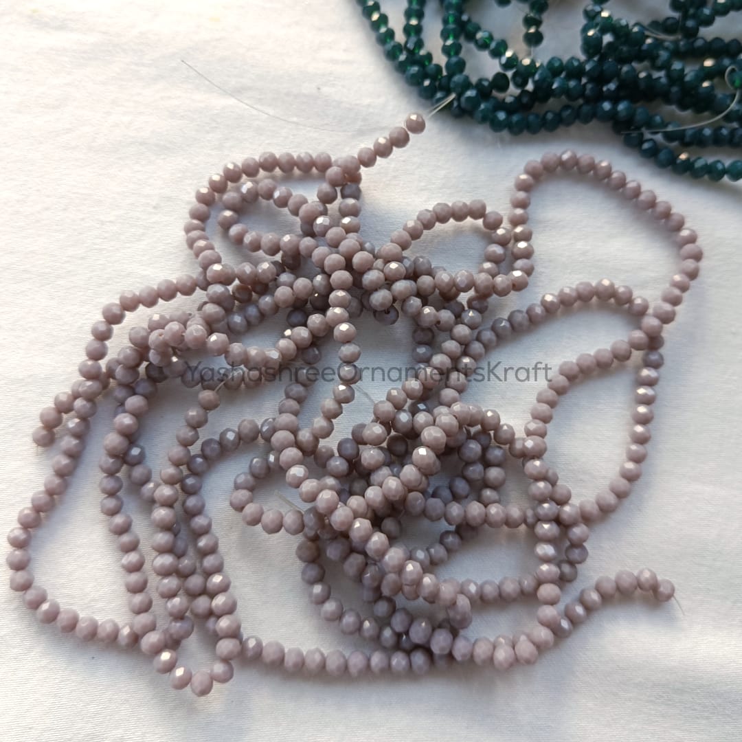 Real Stone Beads -  Mauve