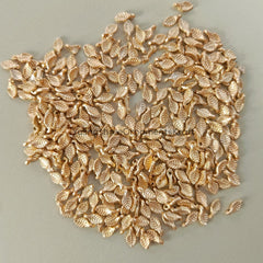 Gold Finish Leafs Beads
